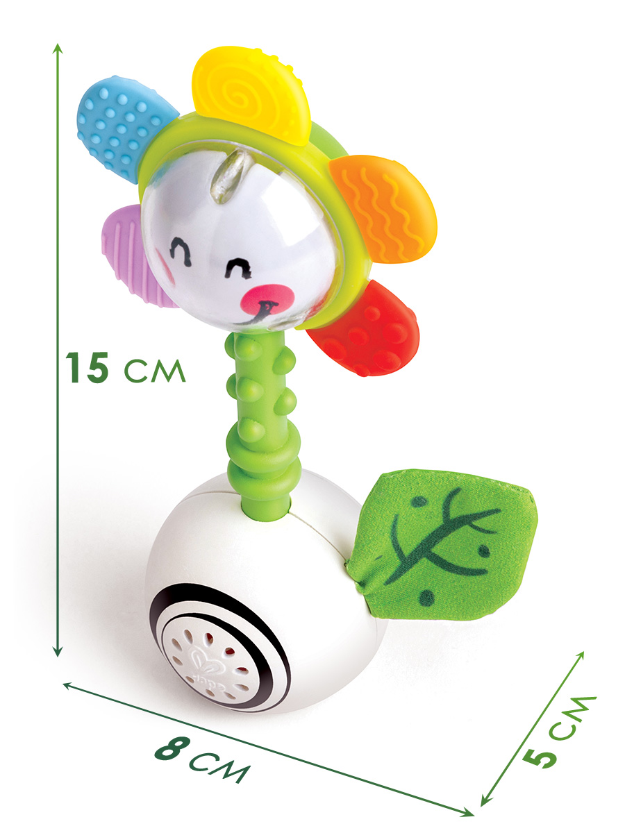 Игрушка Hape погремушка Погремушка светящийся цветок - фото 2