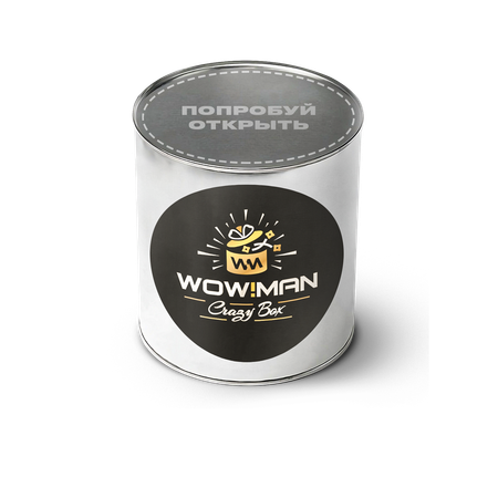 Подарочный набор Crazy Box WowMan Протеин вкус ваниль Омега 3