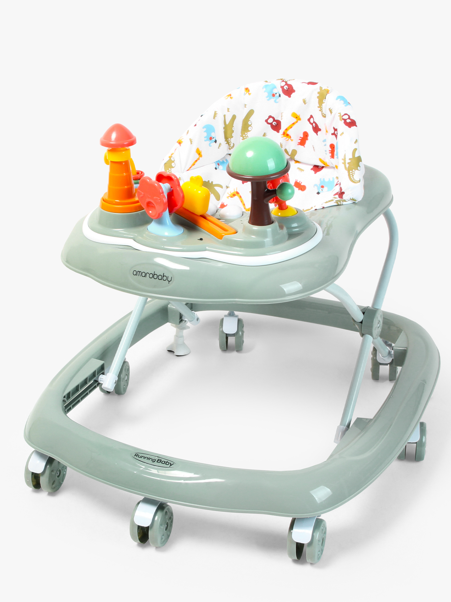 Ходунки Amarobaby Running Baby зеленый в ассортименте - фото 14