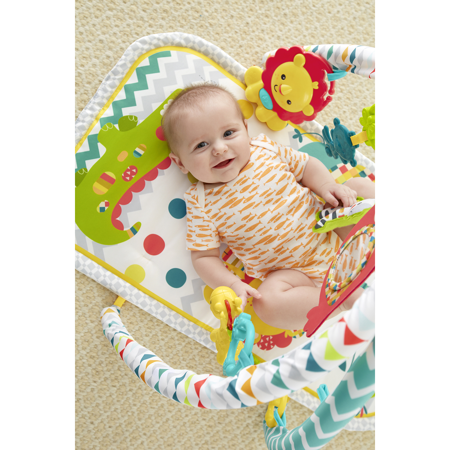 Коврик Fisher Price Цветной карнавал - фото 6