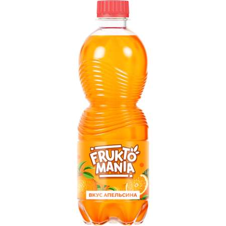 Напиток безалкогольный Fruktomania сильногазированный Вкус апельсина 0.5л