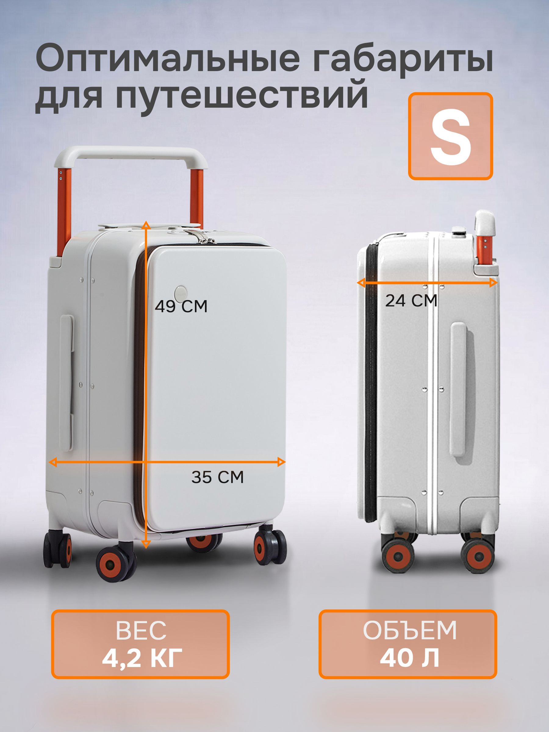 Чемодан MIXI - фото 3