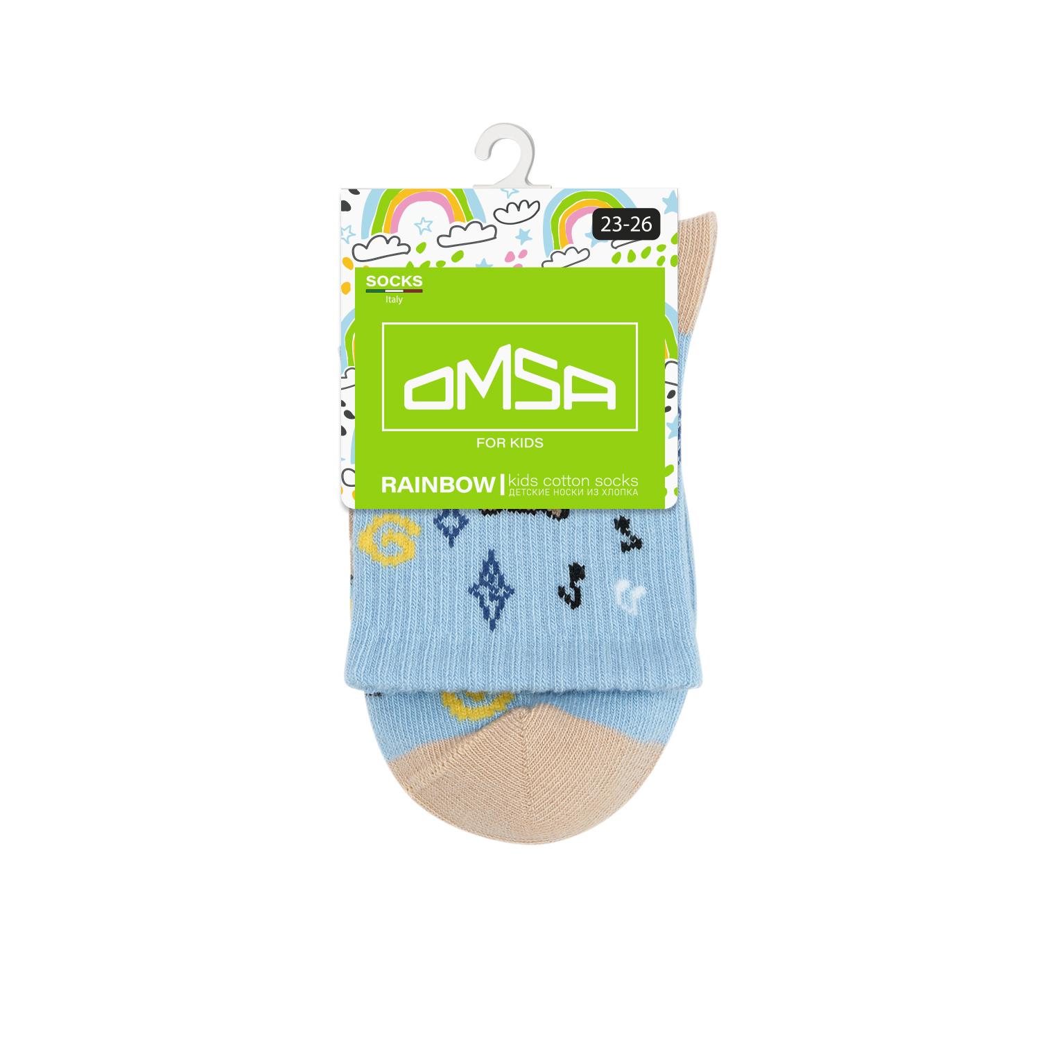 Носки Omsa OMSA kids Calzino 21P75 (Мишки) Blu Сhiaro - фото 2