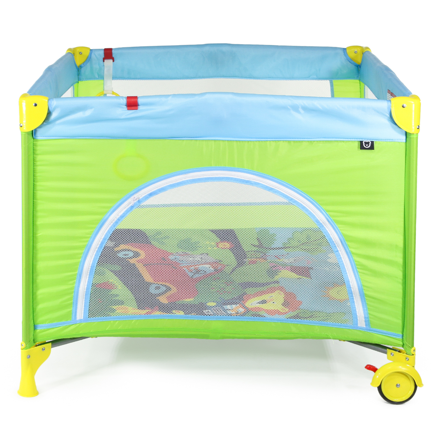 Манеж кровать Babyton Green-Blue G-400 - фото 6