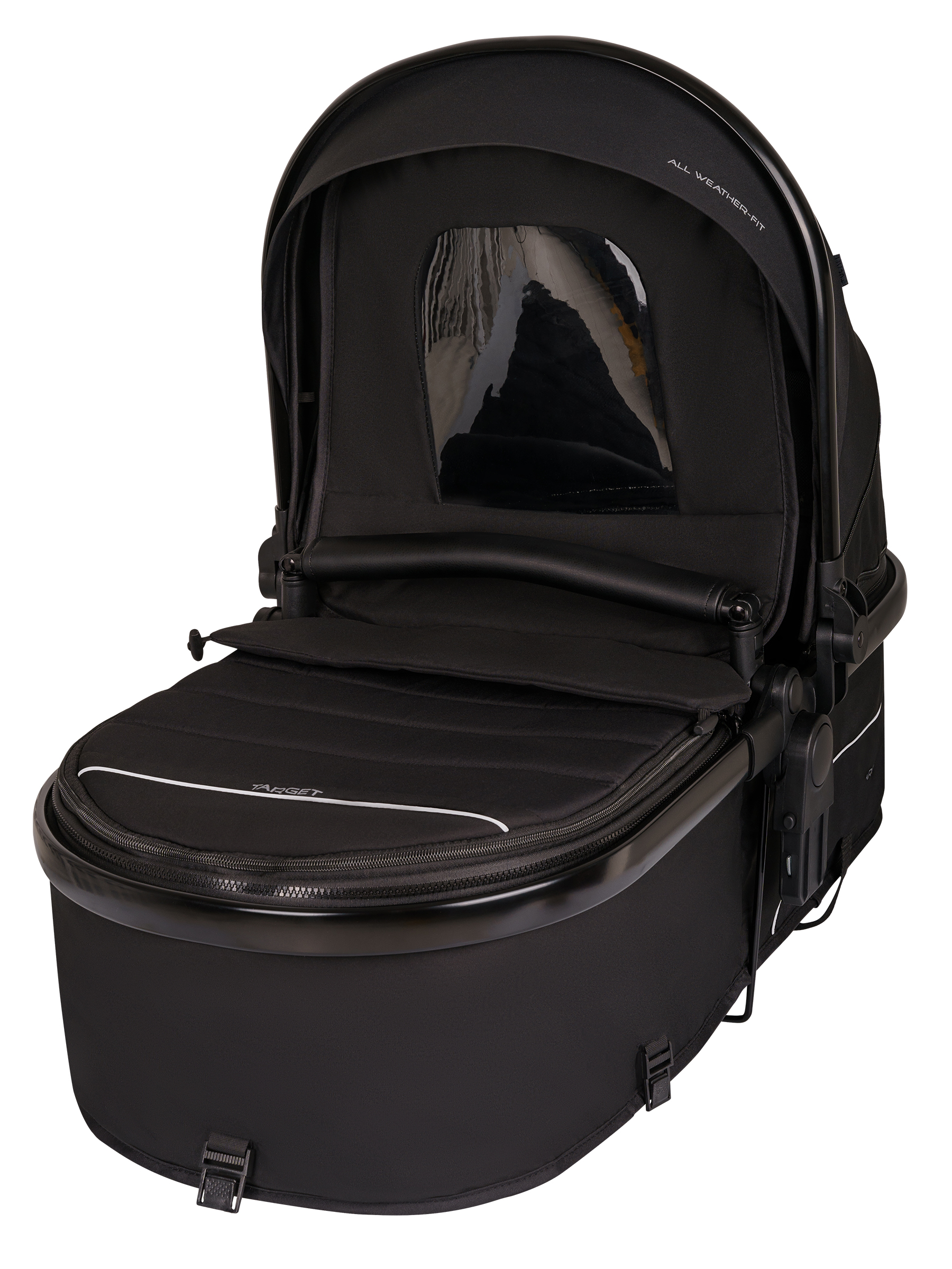 Коляска трансформер Indigo Target 3в1 черный - фото 23