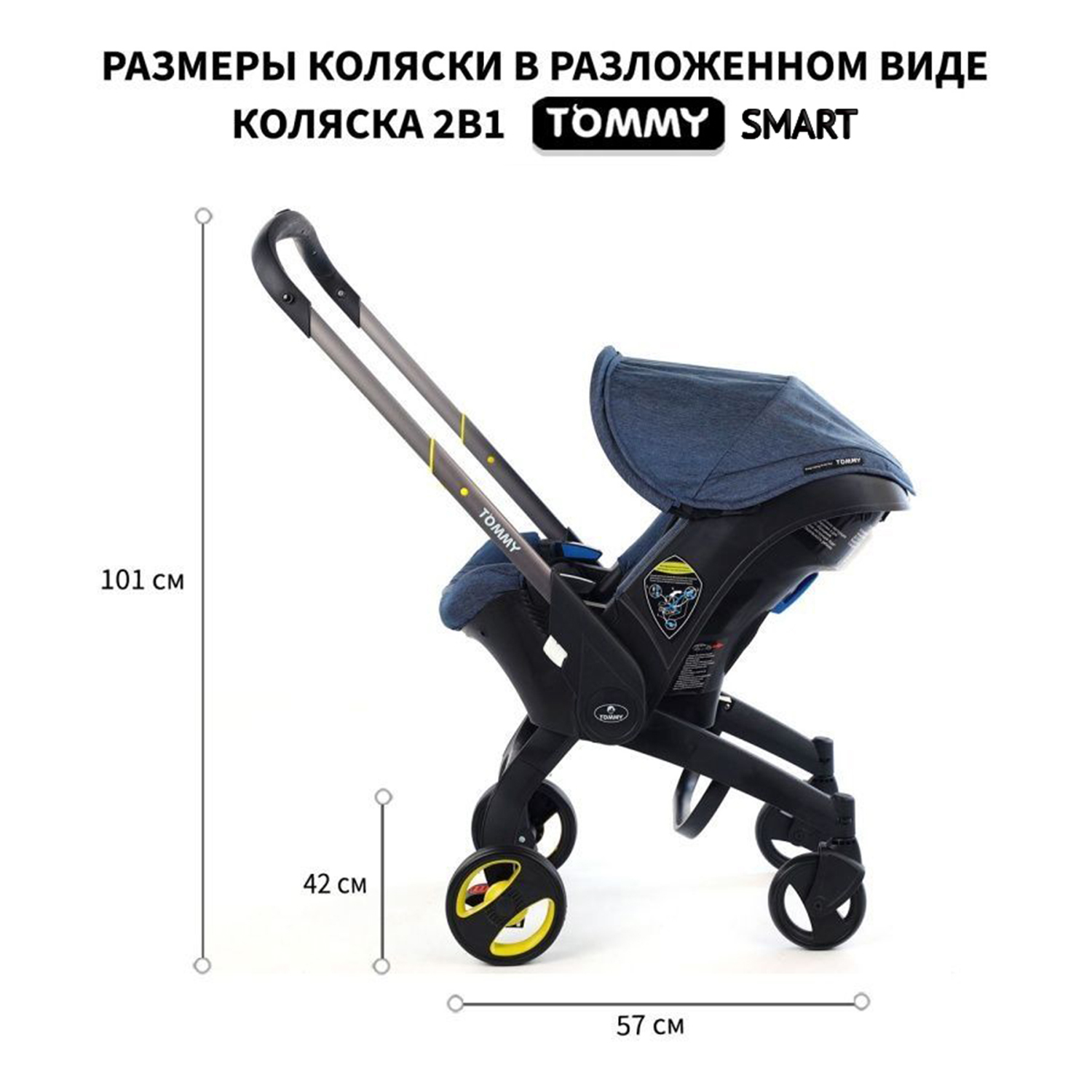 Коляска трансформер TOMMY Smart - фото 4
