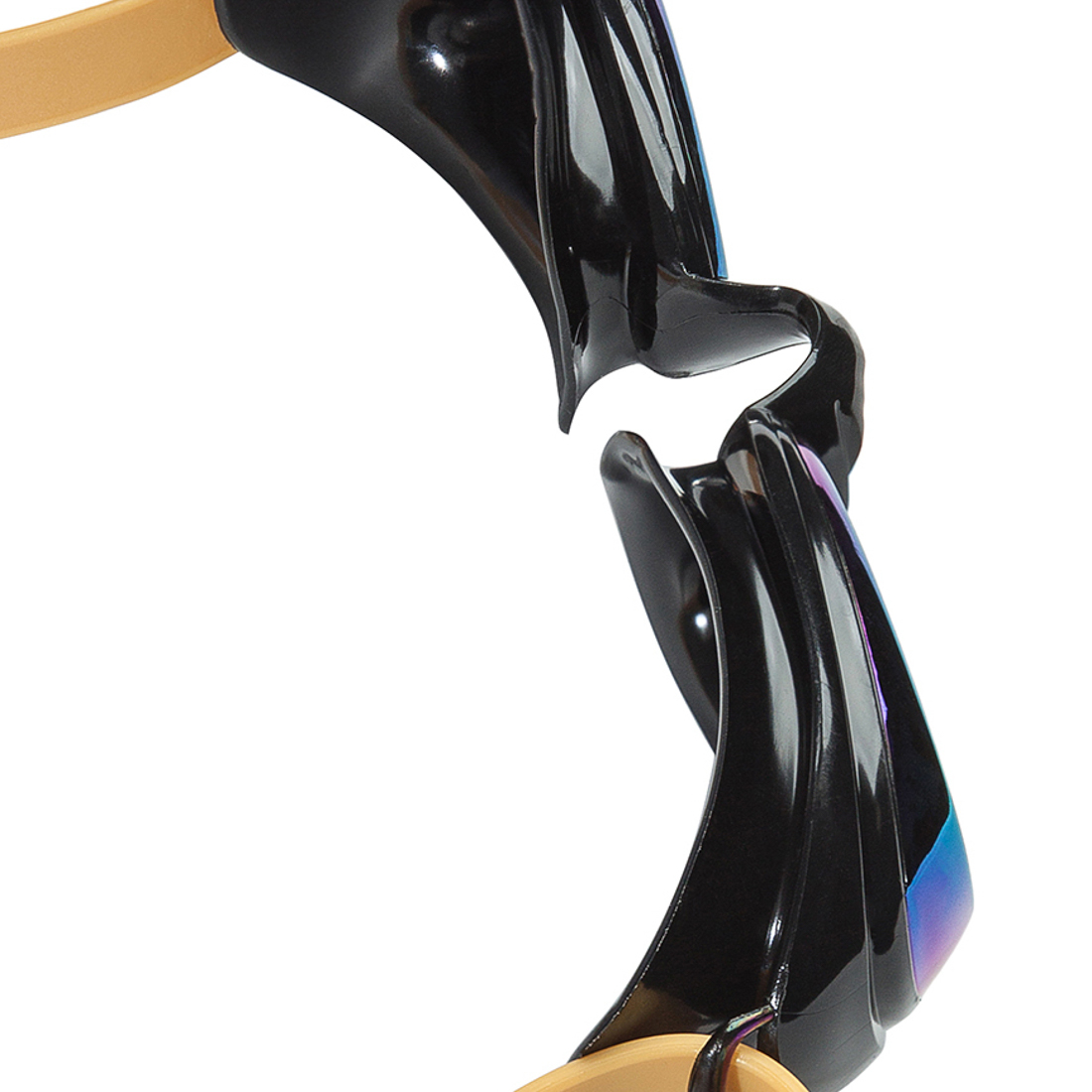 Очки для плавания Mad Wave Spin rainbow M0430 07 0 01W Черный - фото 3