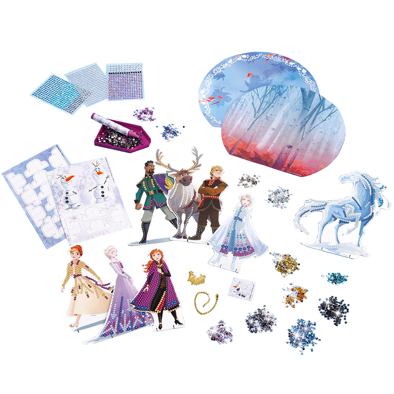 Набор для творчества TOTUM Frozen 2 декорирование стразами - фото 2