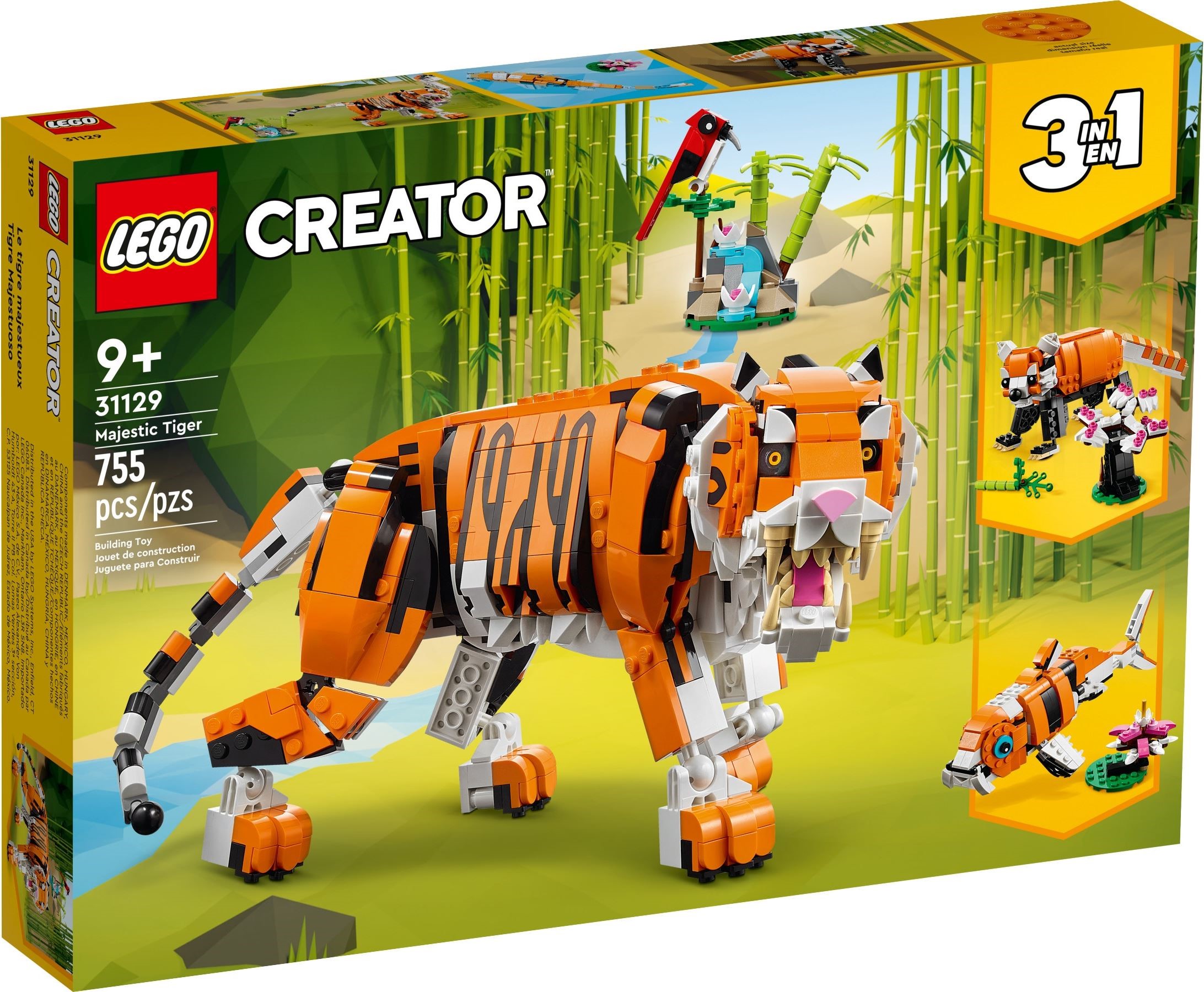 Конструктор LEGO Creator Величественный тигр 755 дет. - фото 1