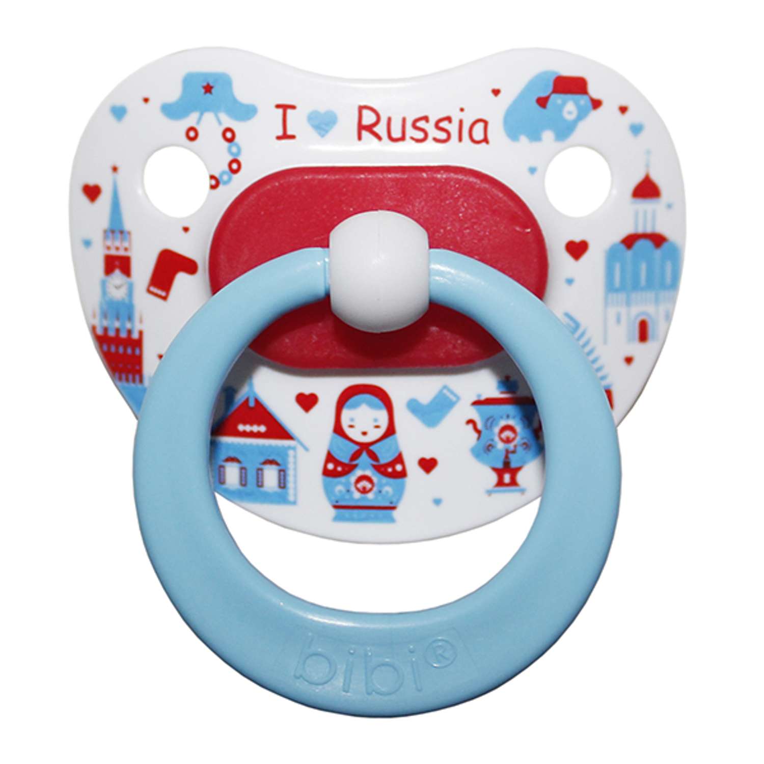Пустышка Bibi силикон от 0 мес. в ассортименте - фото 1