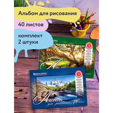 Альбом Brauberg А4 2 шт.