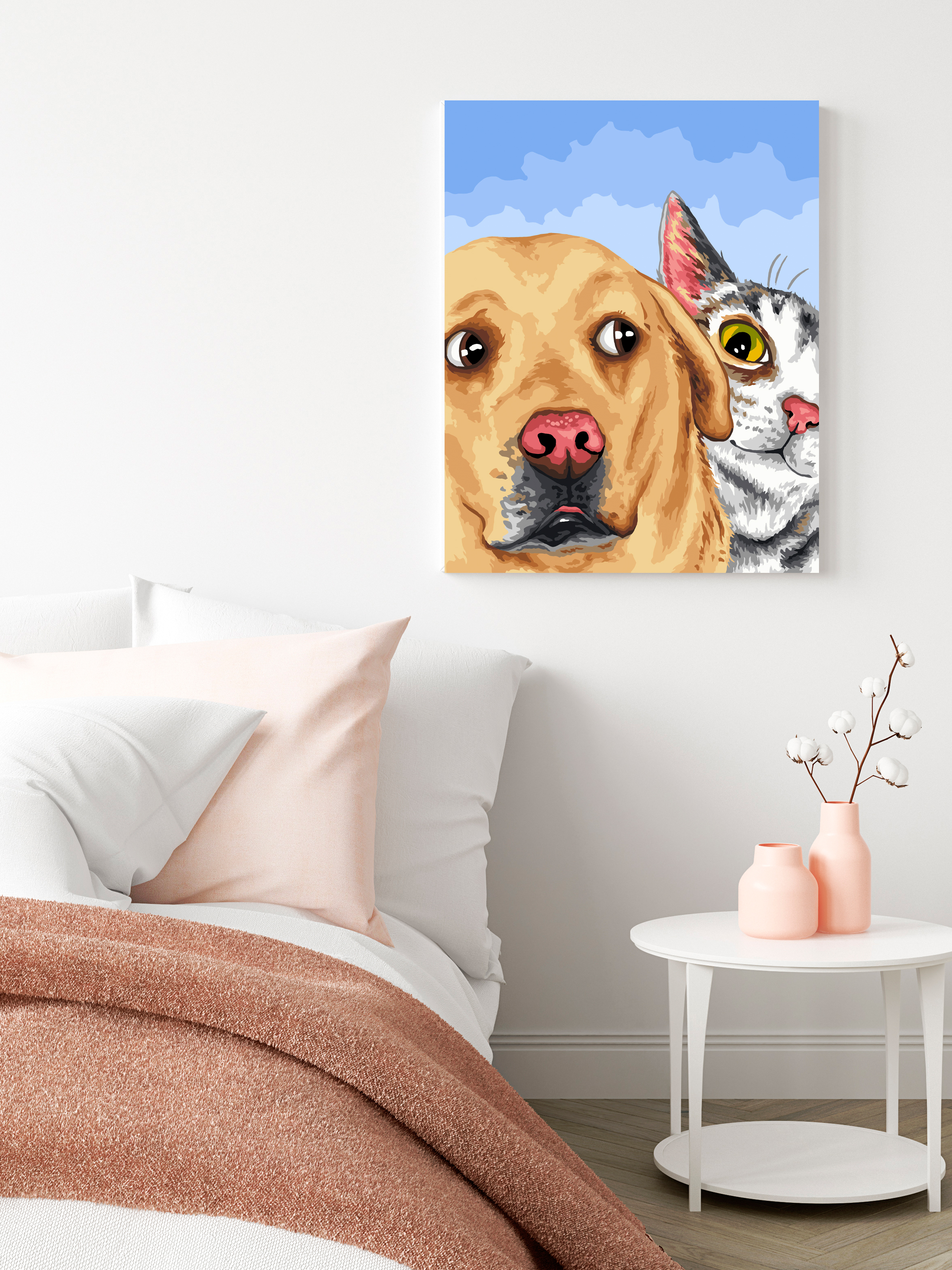 Картина по номерам Art sensation Друзья в ассортименте - фото 3