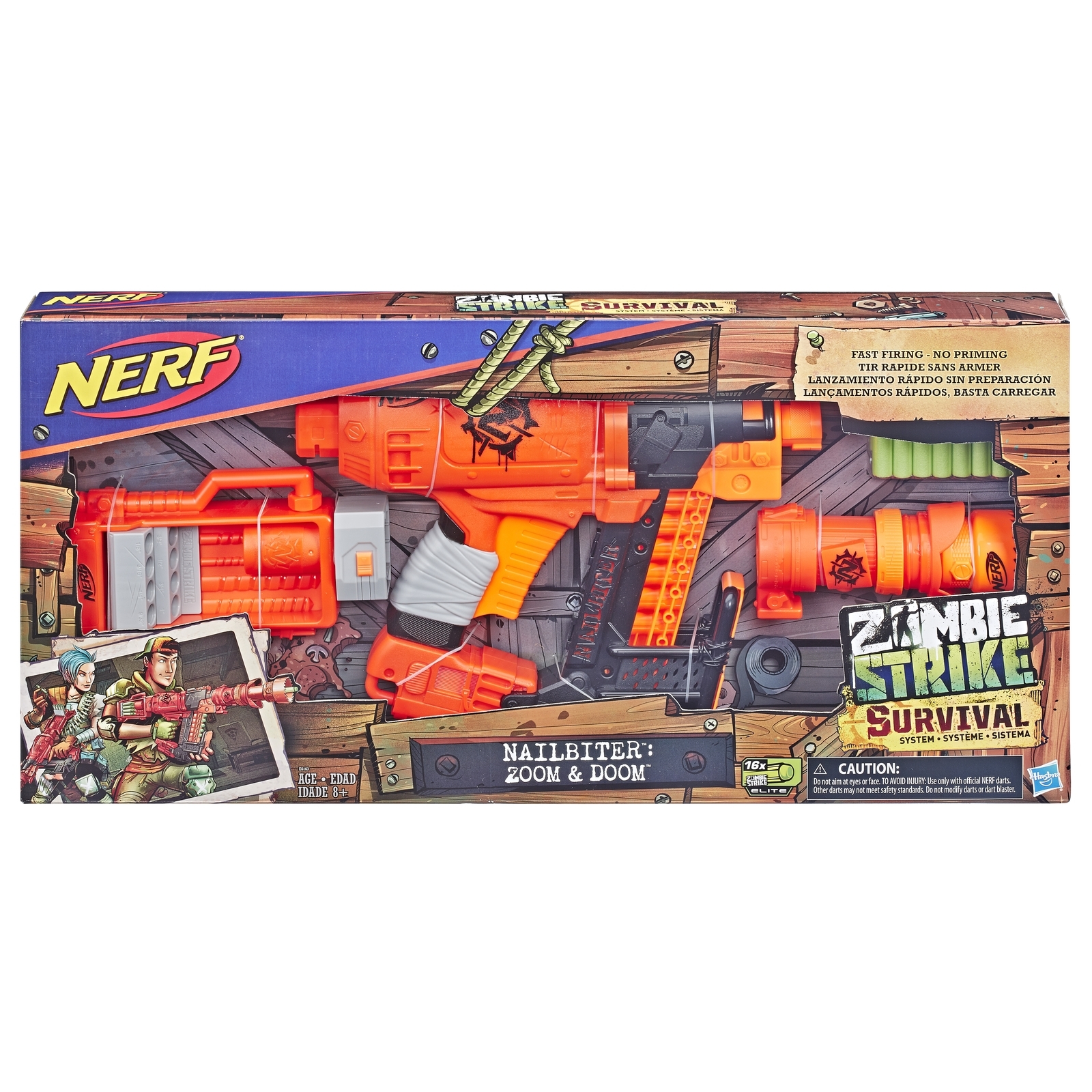 Бластер Nerf Zombie Strike Ногтегрыз - фото 2