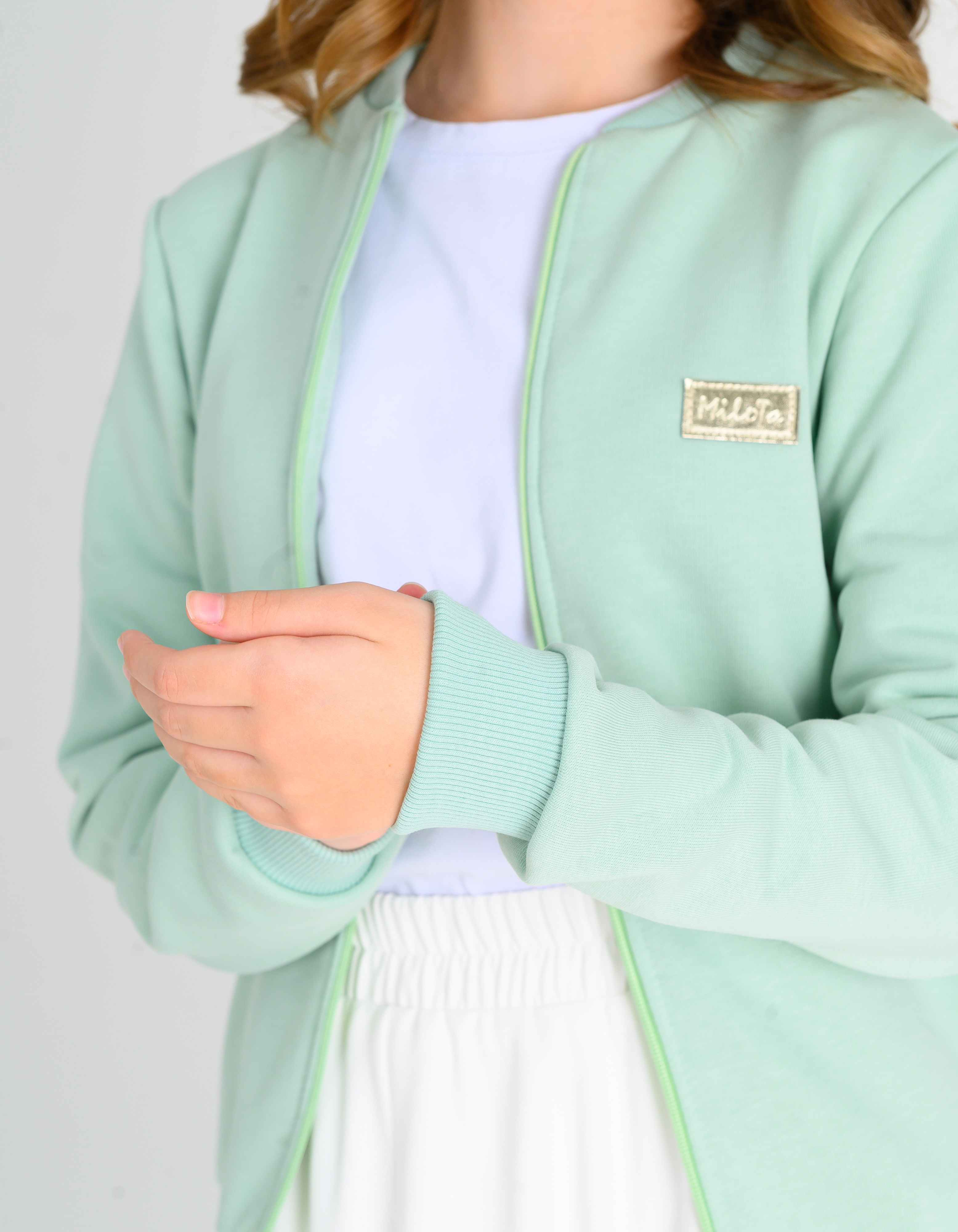 Бомбер MiloTa ТФ02/оливковый - фото 3