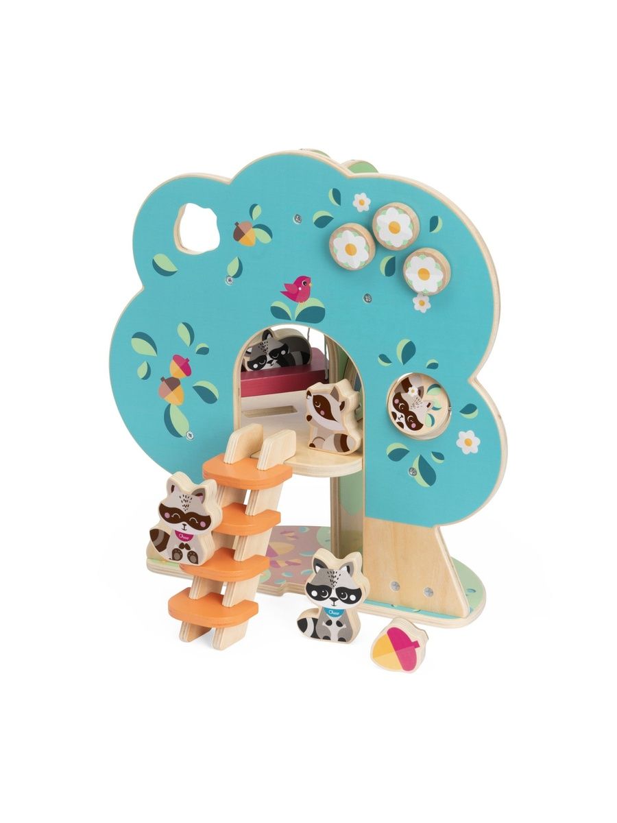 Игрушка Chicco сортер конструктор Домик Енотов - фото 4