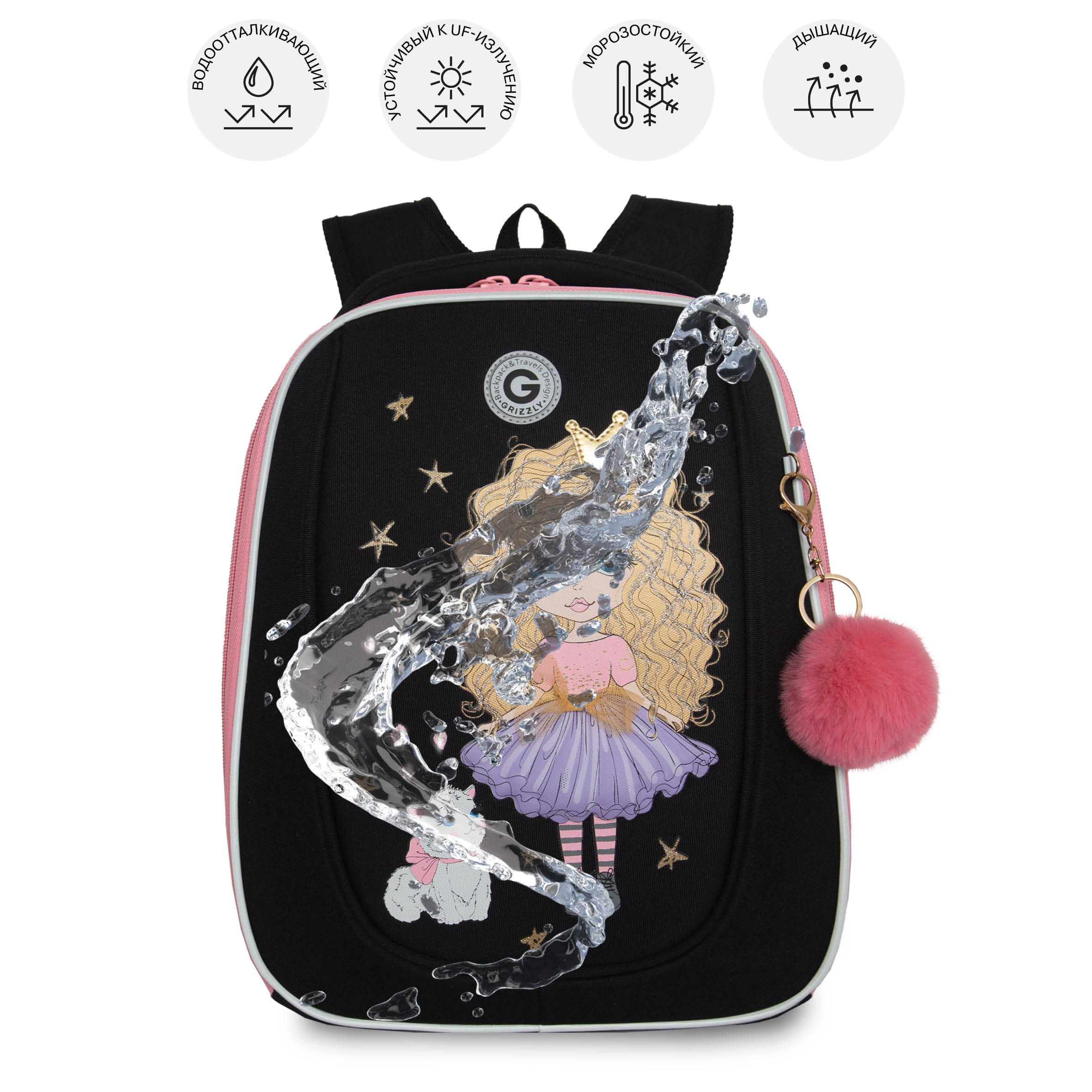 Ранец Grizzly для девочки - фото 11