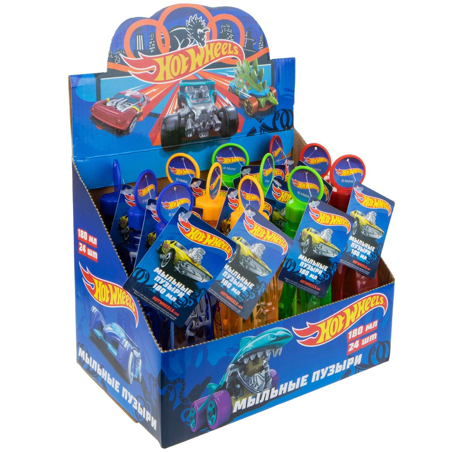 Мыльные пузыри 1TOY Hot Wheels в ассортименте - фото 5