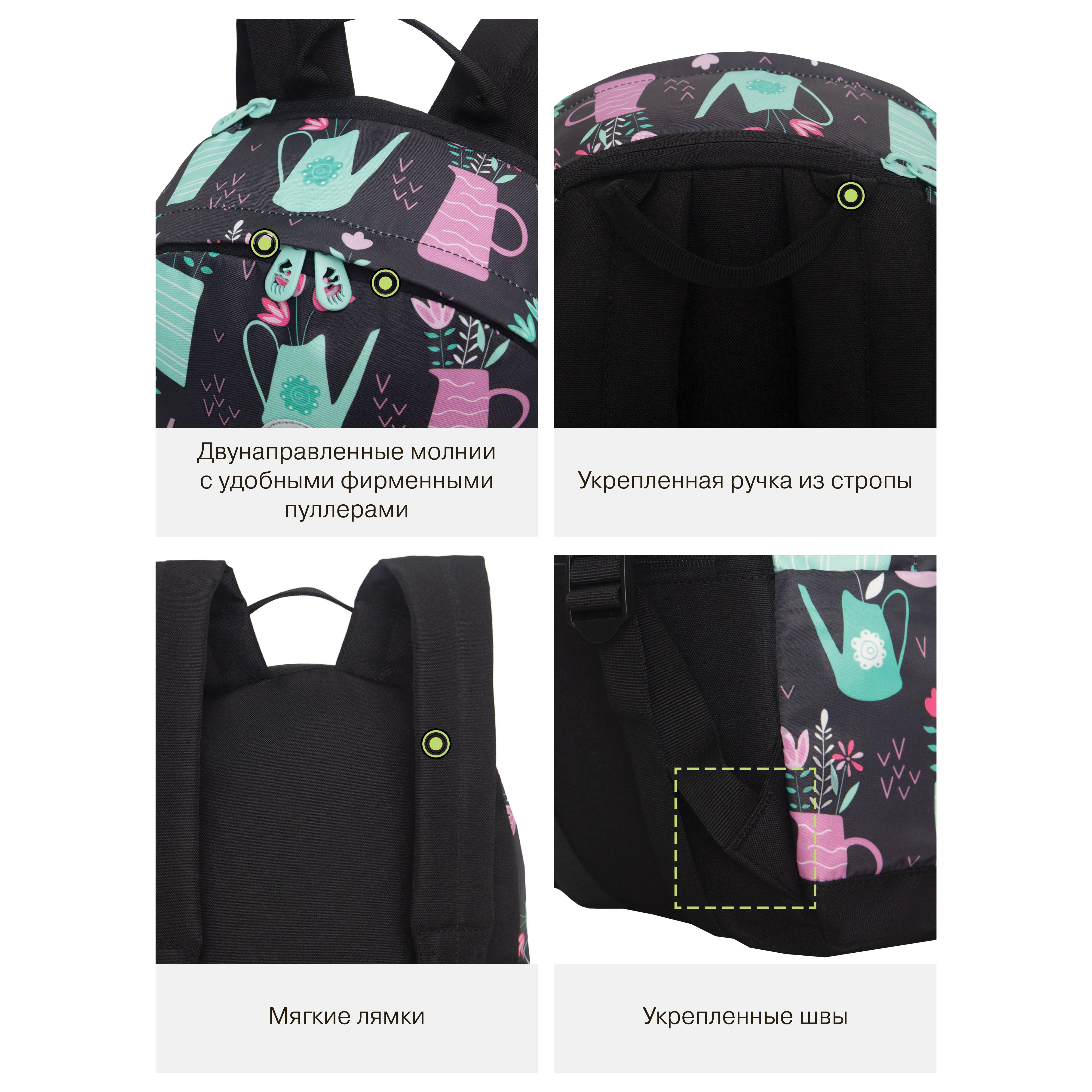 Рюкзак Grizzly Кувшины - фото 12