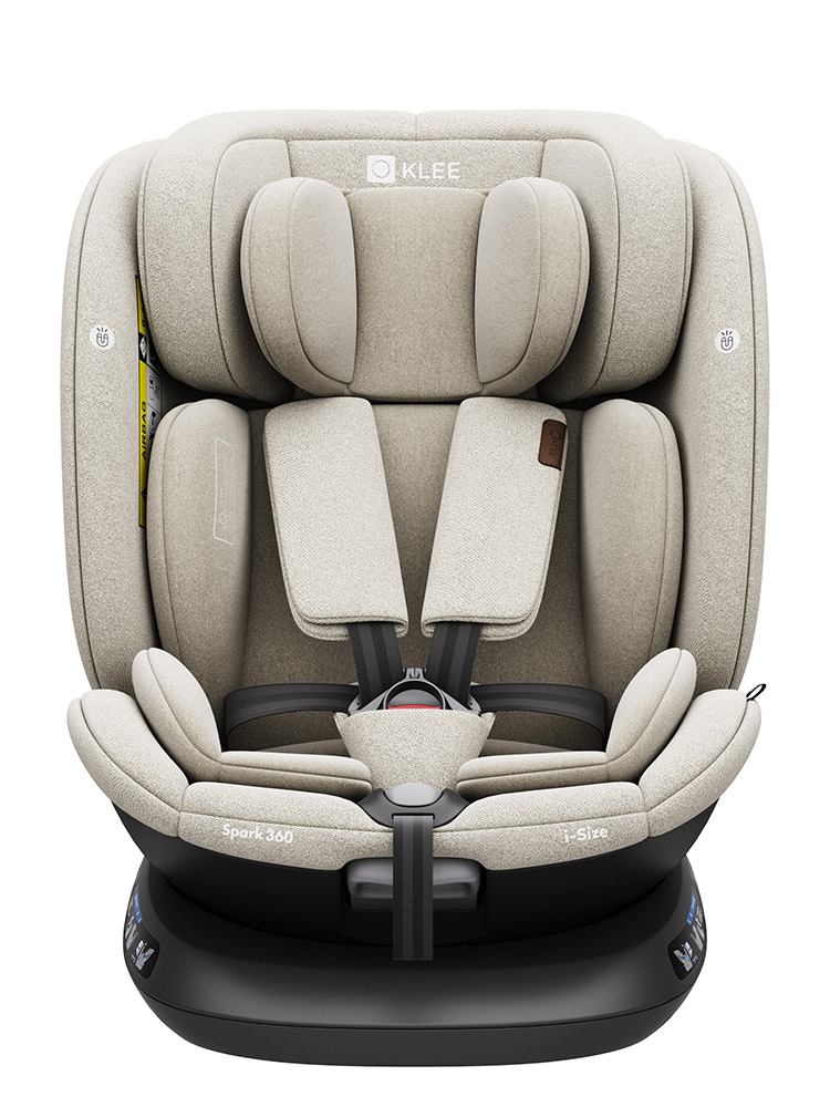 Автокресло KLEE Spark 360 i-Size Isofix 0+/1/2/3 (0-36 кг) бежевый - фото 2