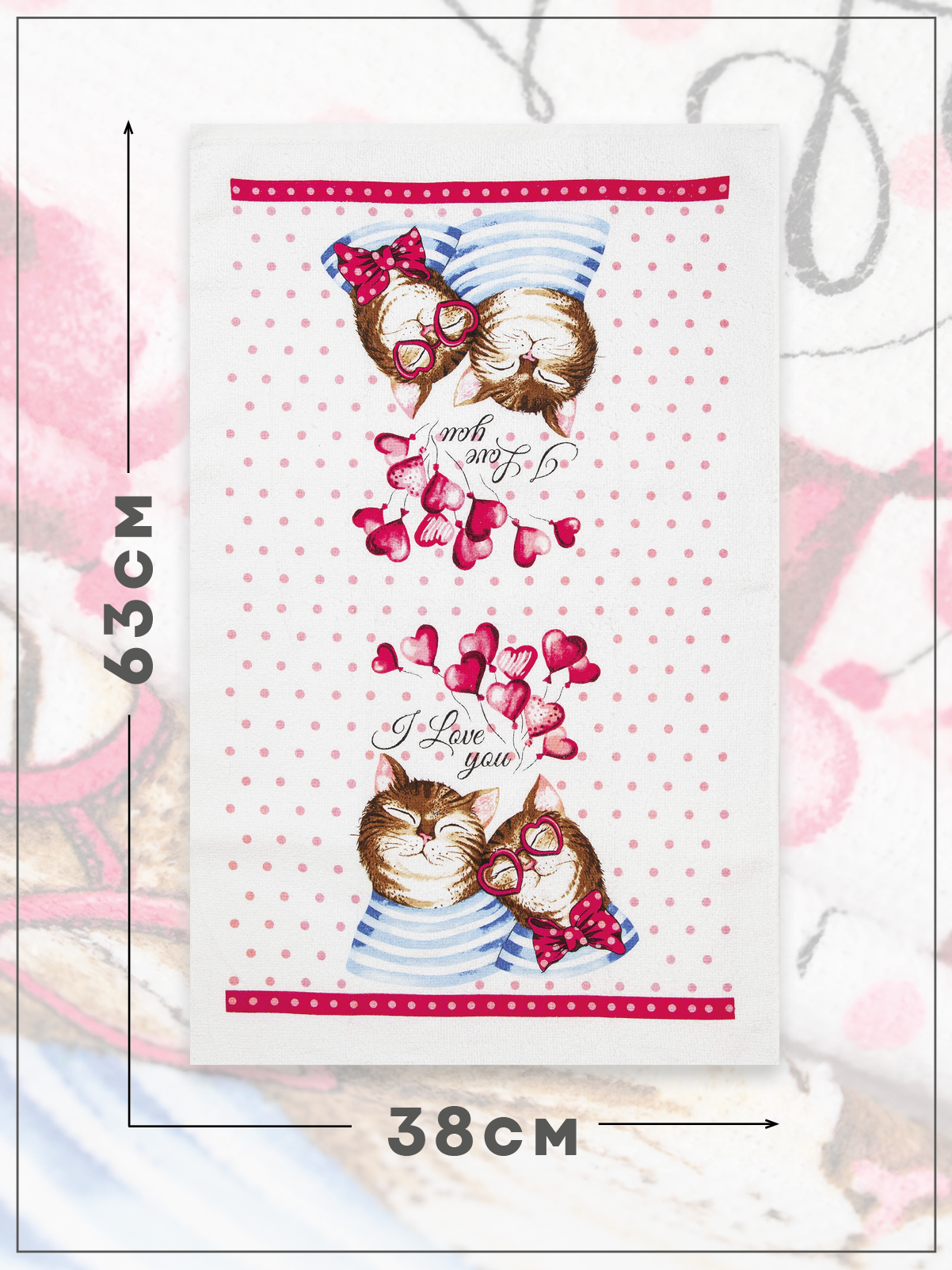 Комплект полотенец кухонных Wellness Романтика Набор_3 - фото 3