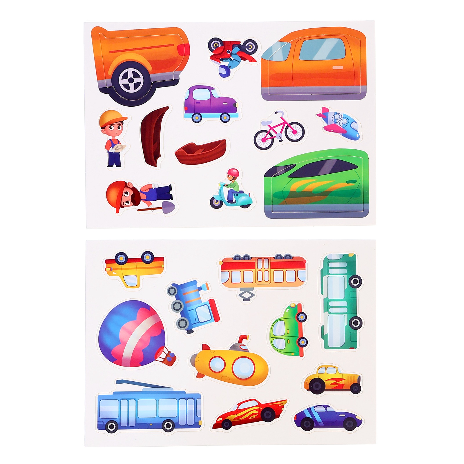 Книга с липучками "Транспорт" 10534344 - фото 20