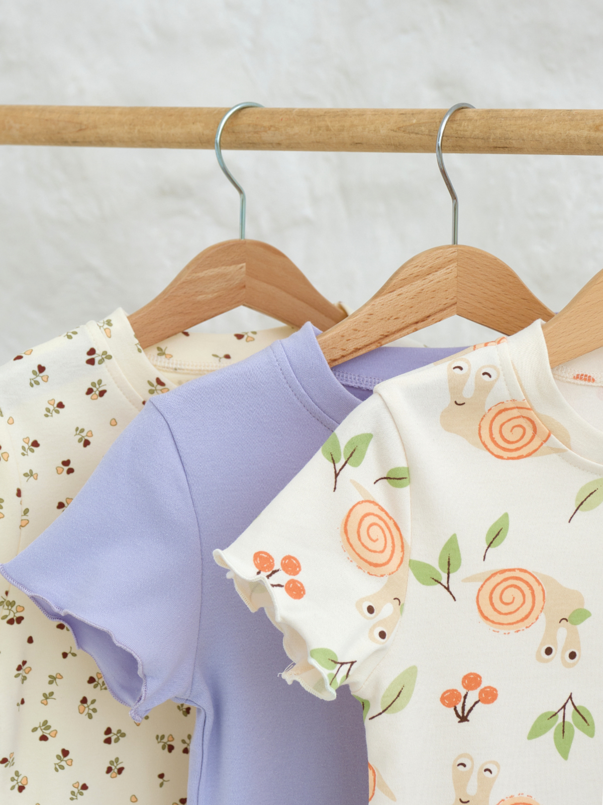 Футболка 3 шт Jelly Whale K24T04-3-Snl-Mlk-Prpl - фото 2