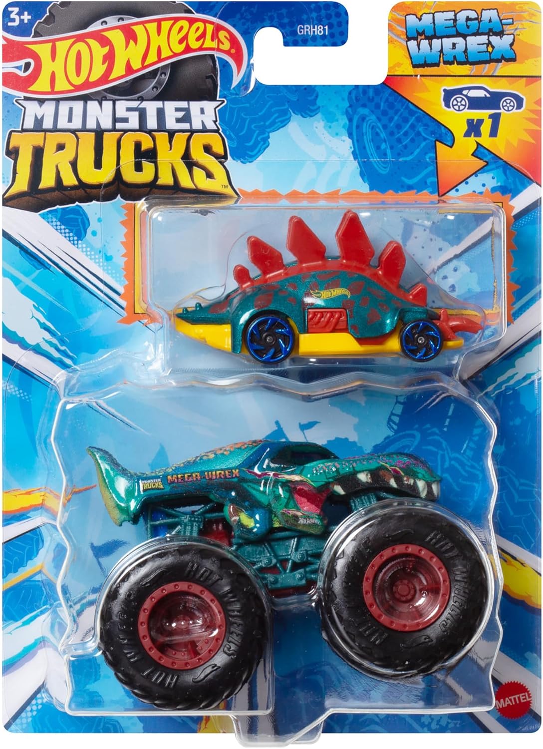 Монстр-трак Hot Wheels Mega Wrex 1:64 GRH81 - фото 2