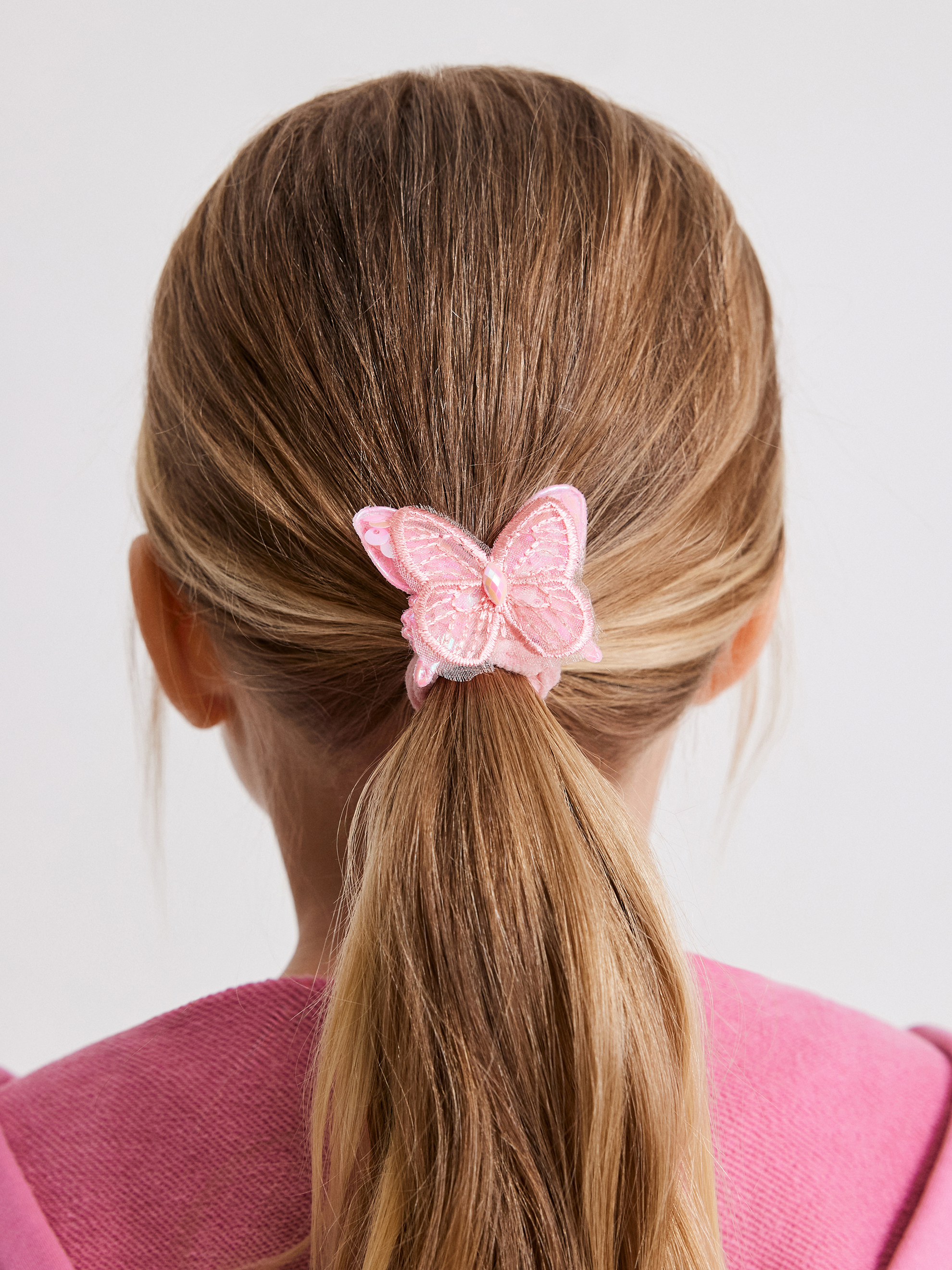 Изображение товара Резинки для волос Acoola Б/Р Набор 3 шт с бабочками и пайетками