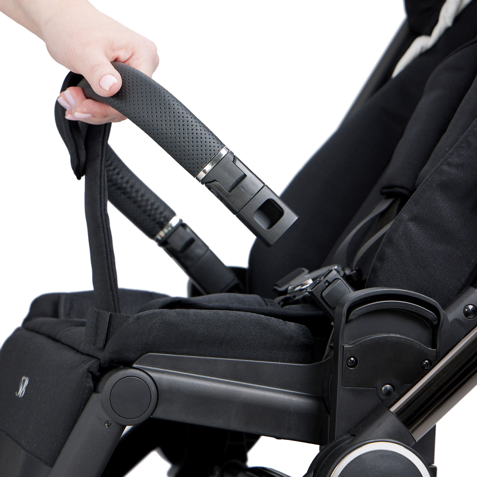 Коляска 3в1 Sweet Baby Elegante Chrome Black черный - фото 36