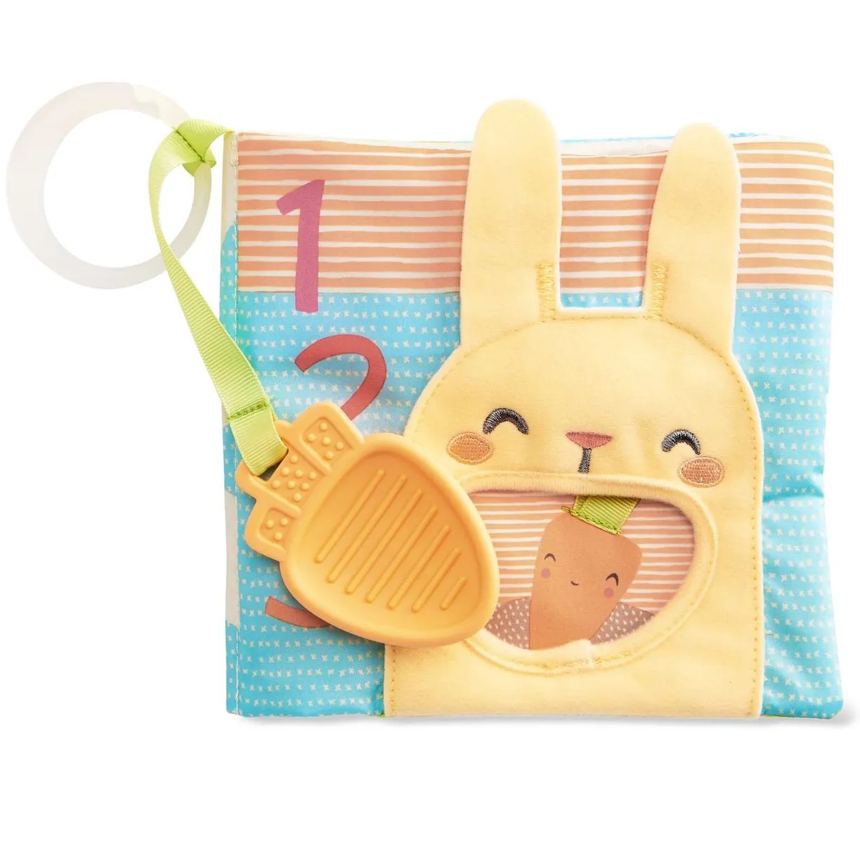 Игрушка Skip Hop книжка мягкая Ферма с прорезывателем - фото 5