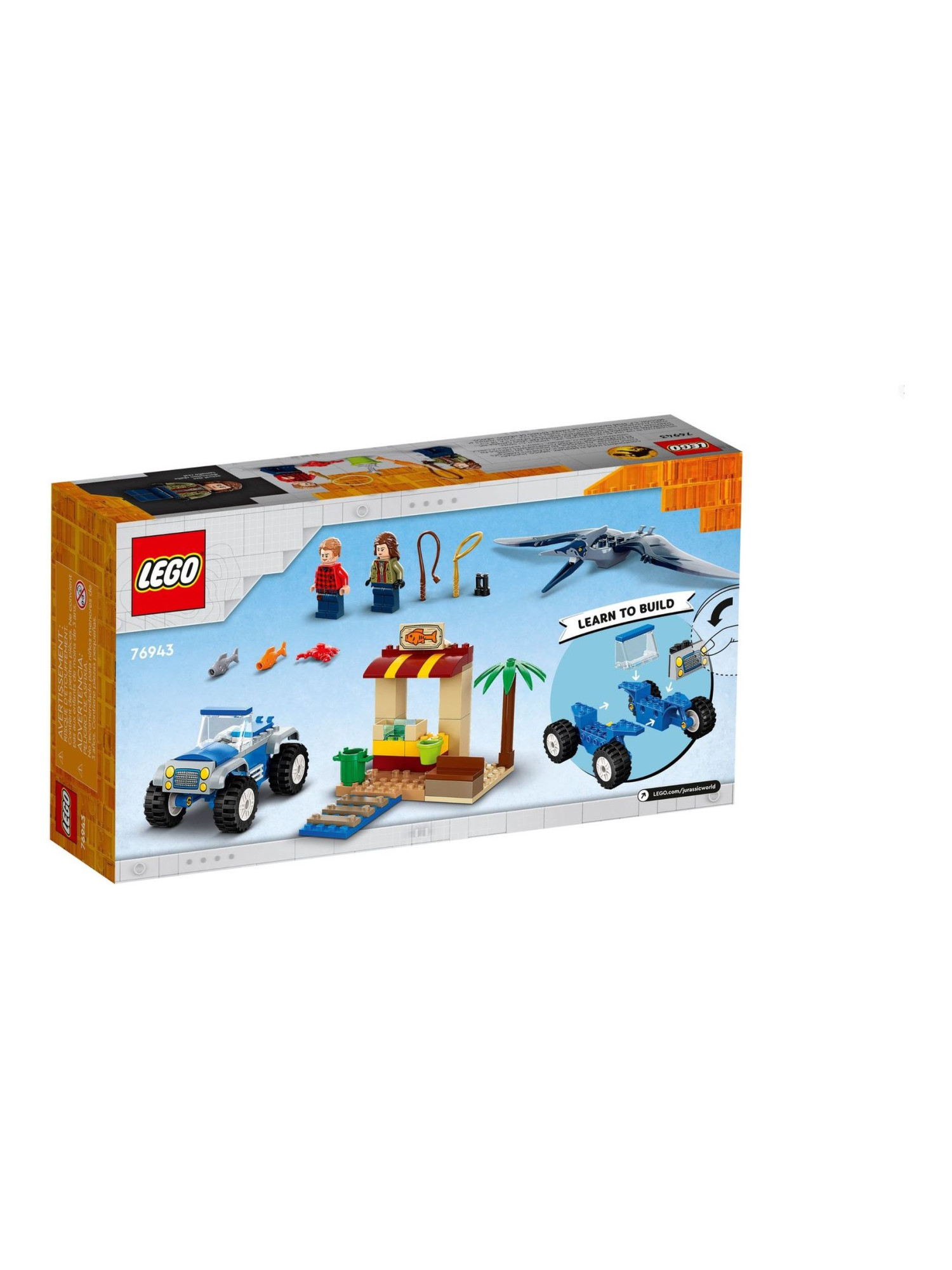 Конструктор LEGO Jurassic World Погоня за птеранодоном 94 дет. - фото 3