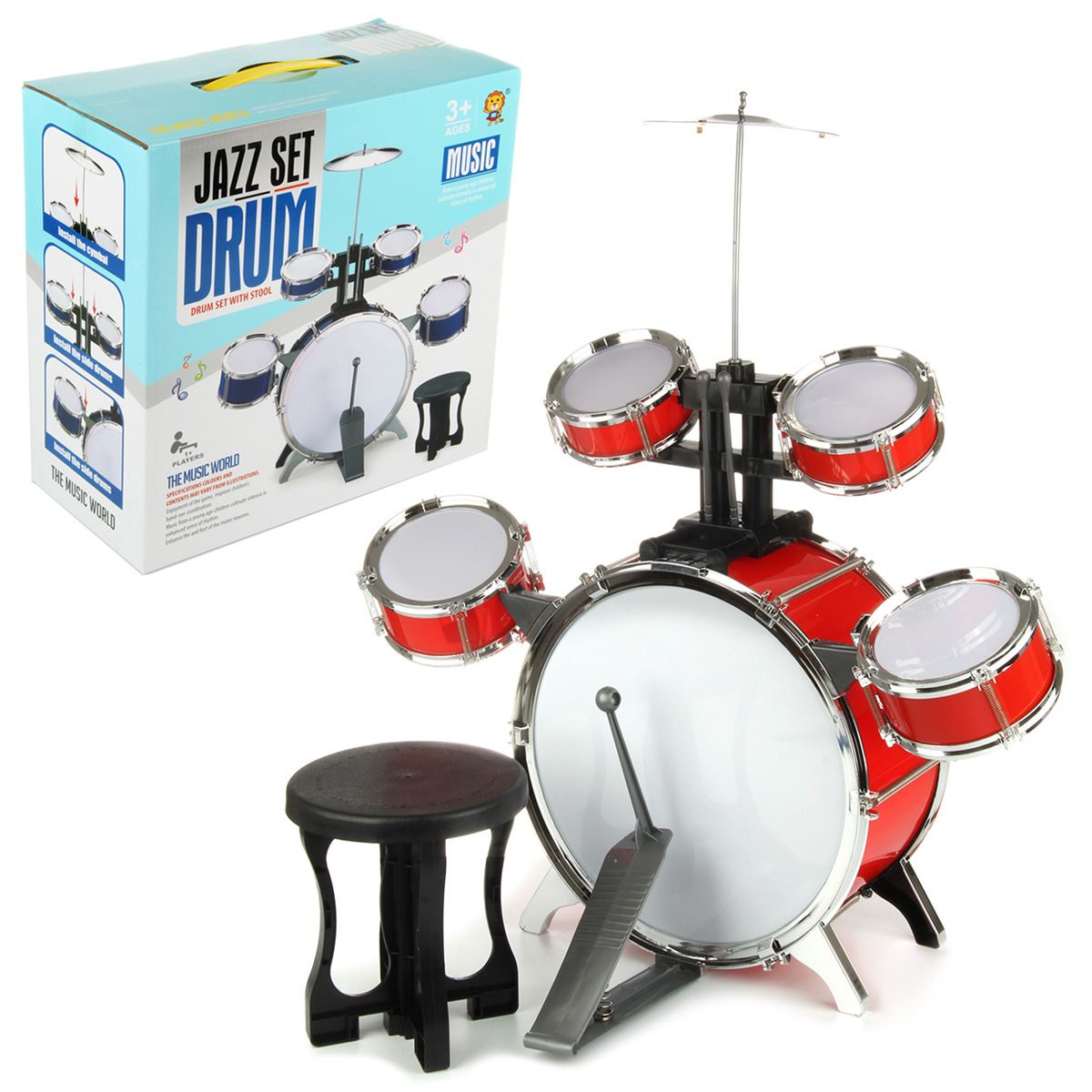 Игрушка музыкальная Veld Co барабаны - фото 2