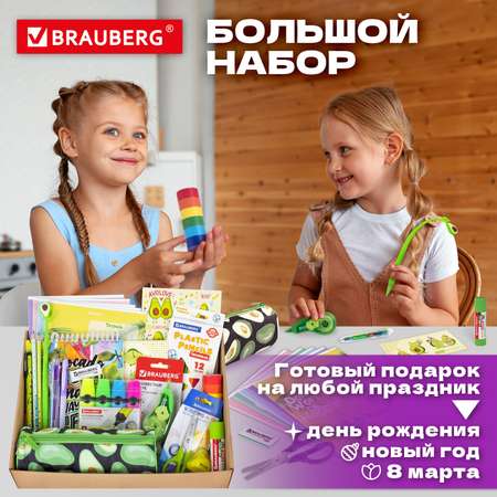 Набор канцелярский Brauberg Avocado 43 предм.