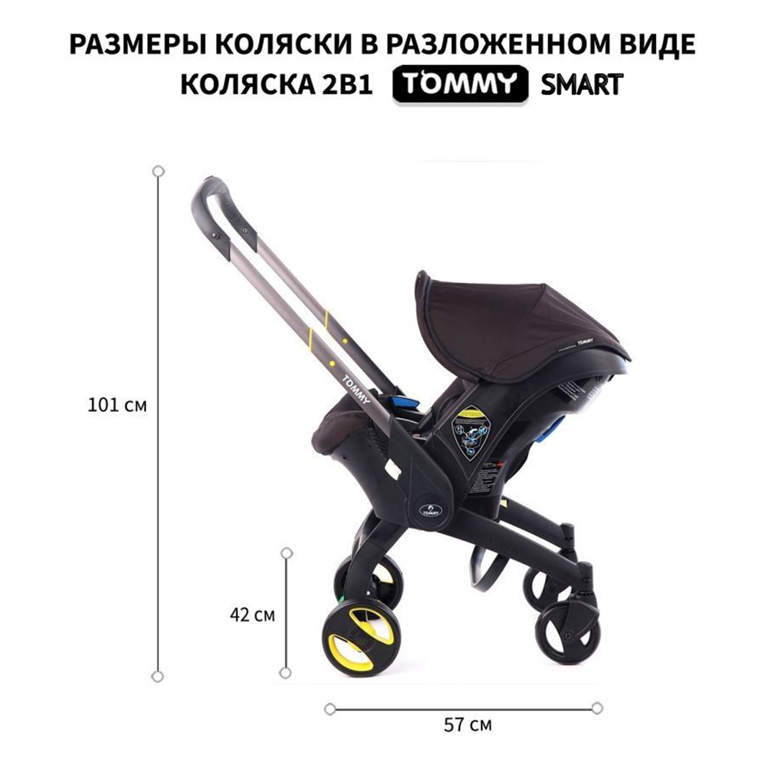 Коляска трансформер TOMMY Smart - фото 3