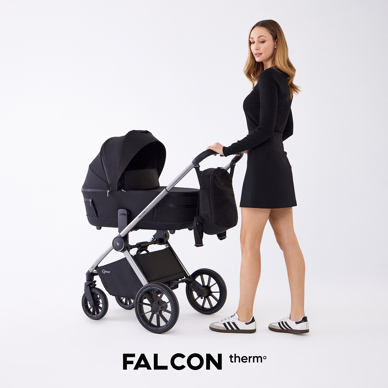 Коляска 2в1 Rant Falcon Therm черный - фото 1