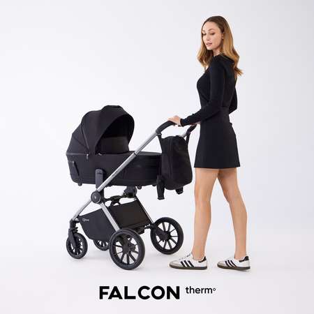 Коляска 2в1 Rant Falcon Therm черный