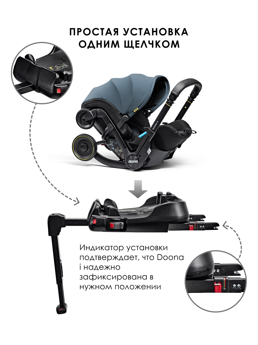База ISOFIX для коляски-автокресла Doona X - фото 2