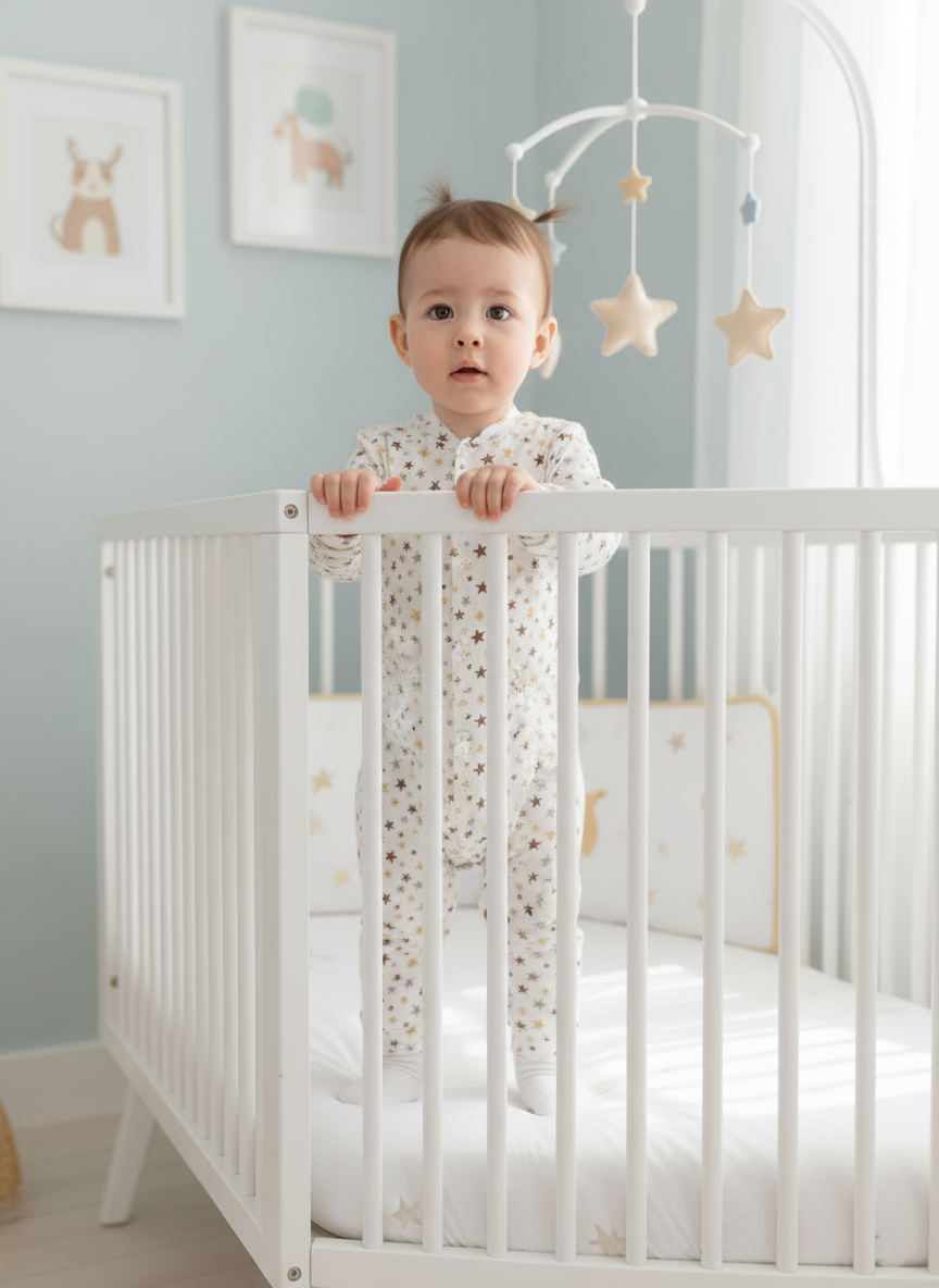 Комбинезон Утенок 262/1 молочный звезды бежевые - фото 2