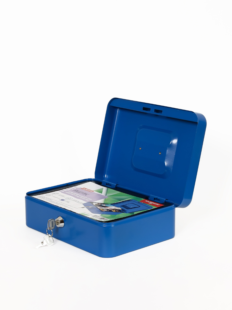 Ящик для денег AXLER металлический кэшбокс для хранения - фото 5