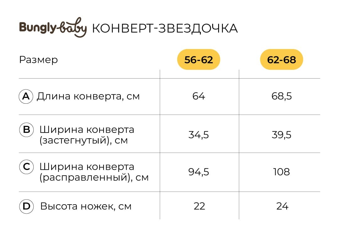 Конверт BUNGLY 1R5655/Молоко - фото 7