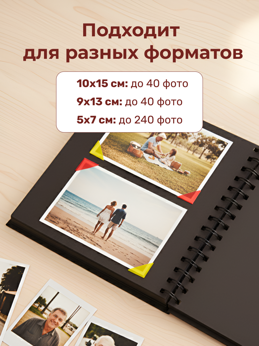 Фотоальбом iLikeGift Classical mini black 20 листов - фото 4