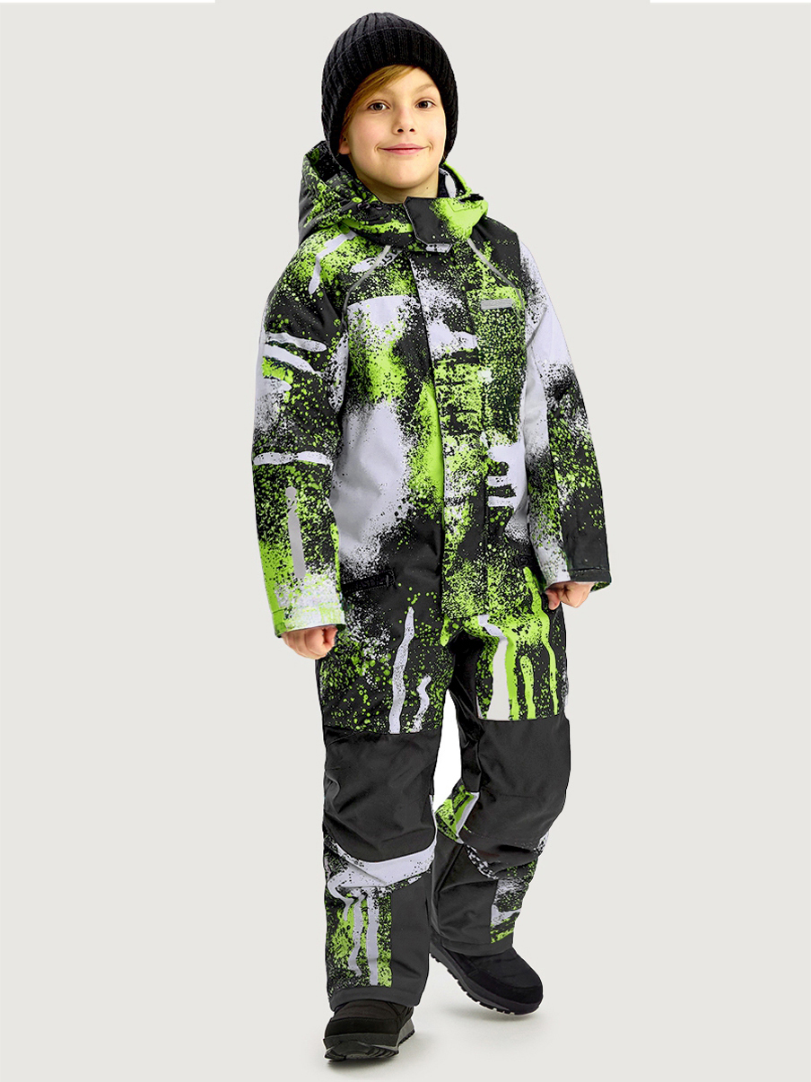 Комбинезон NIKASTYLE Комбинезон 8з4525 салат/черный - фото 1