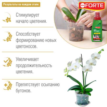 Жидкое удобрение Bona Forte красота для орхидей 285 мл