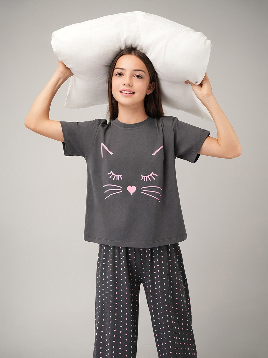 Пижама HappyFox HF8936SPграфит - фото 12