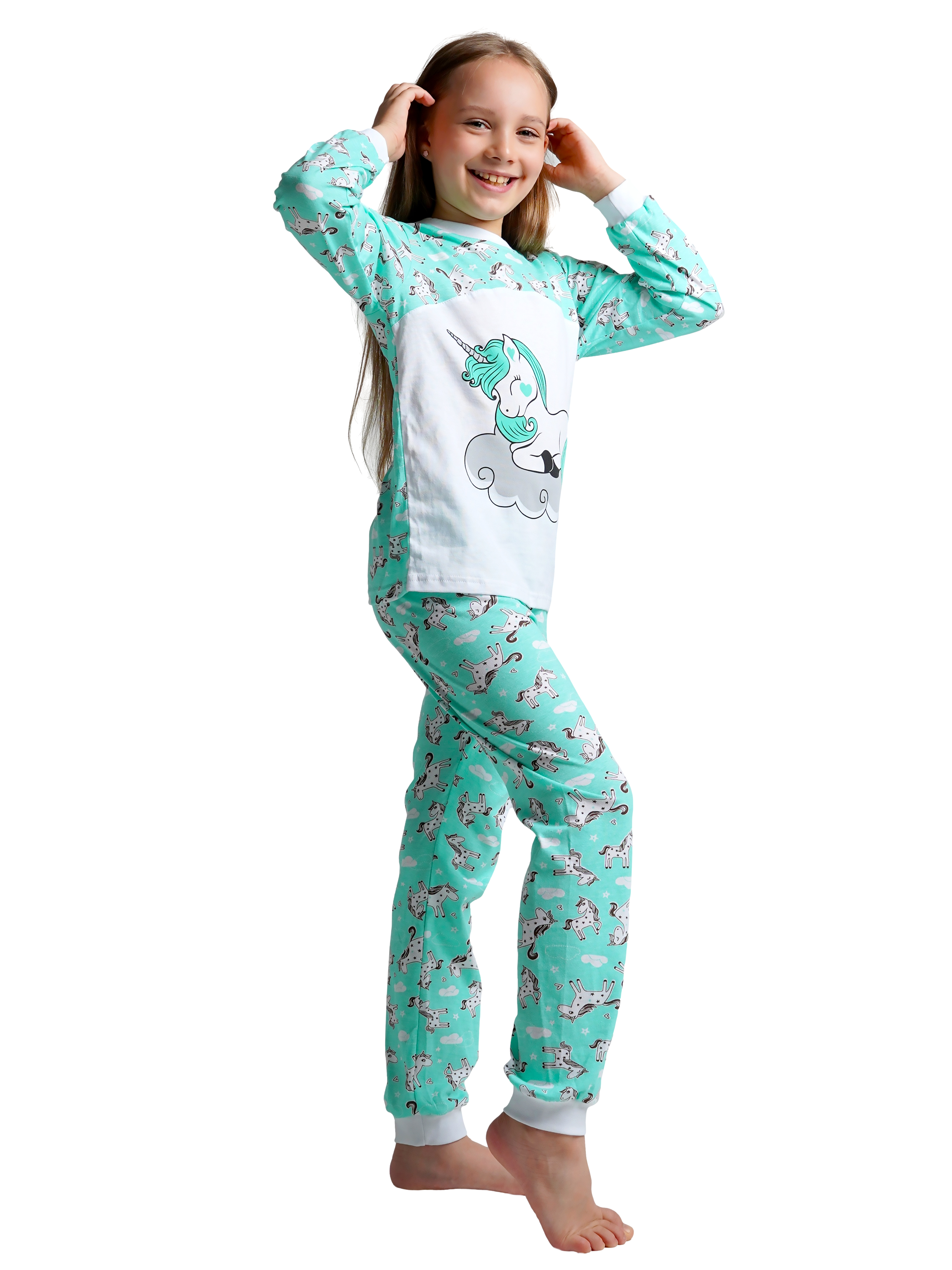 Пижама ДО-Детская Одежда 0025К/мятный - фото 10