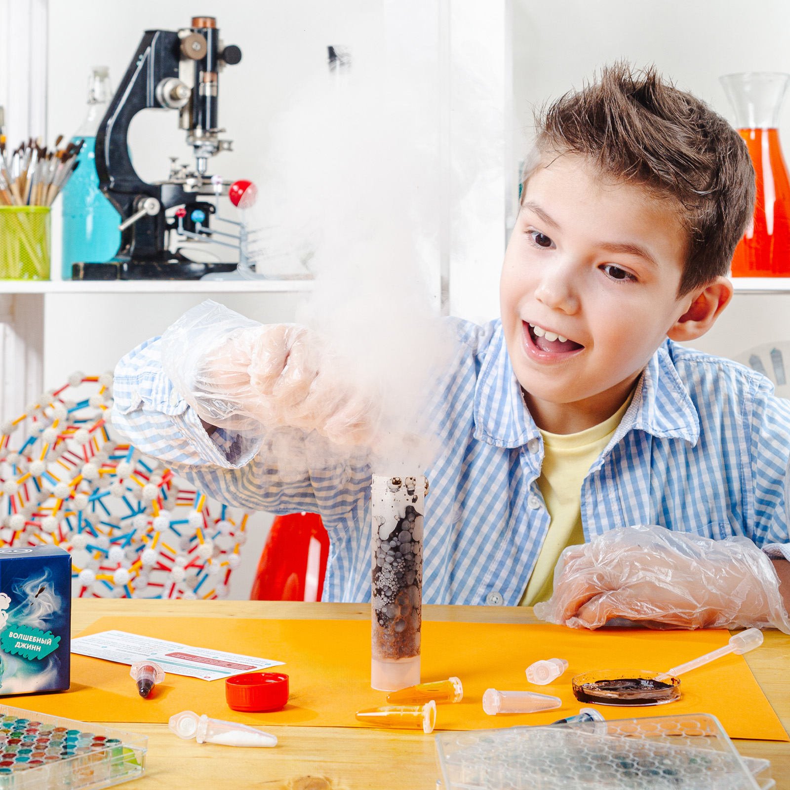 Набор для опытов WOW! HOW? Волшебный джинн. Шипящая паста - фото 5