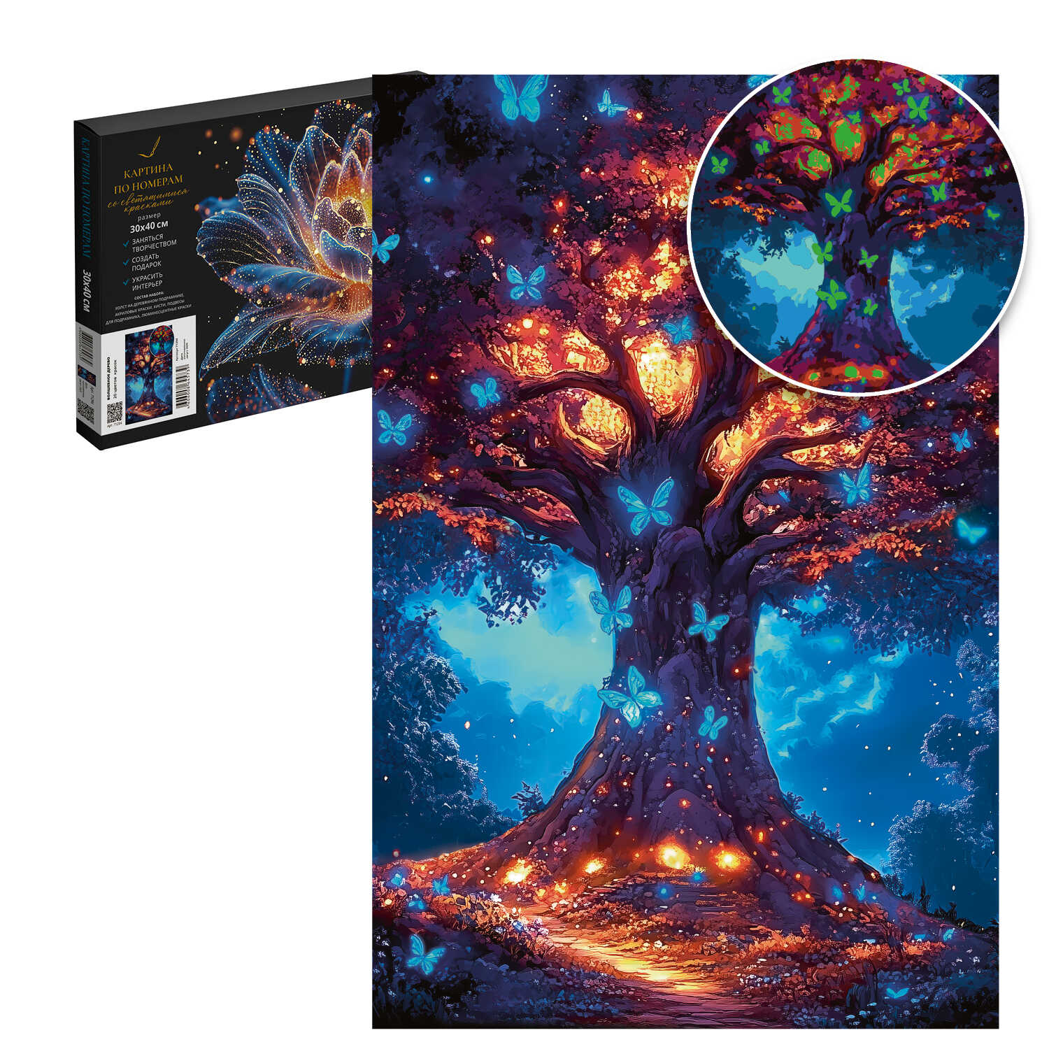 Картина по номерам Феникс + Волшебство - фото 1