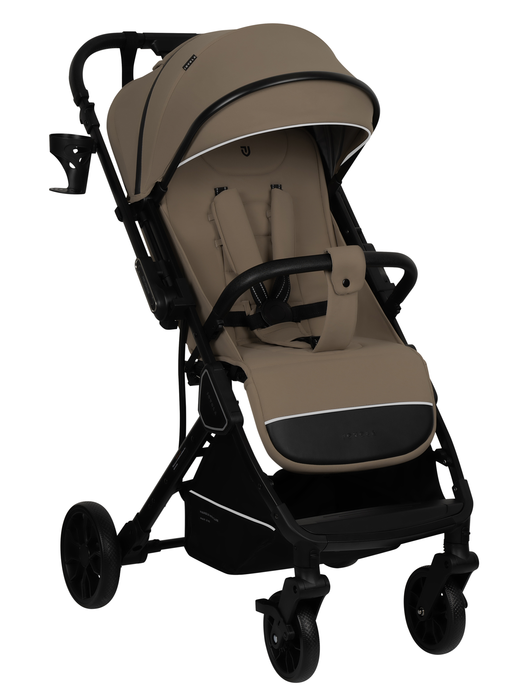 Коляска прогулочная JOVOLA Storm, бежевый - фото 16