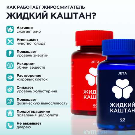 Жиросжигаель Жидкий Каштан Жиросжигаель-набор