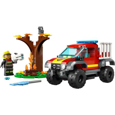 Конструктор LEGO City Спасательная пожарная машина блочный